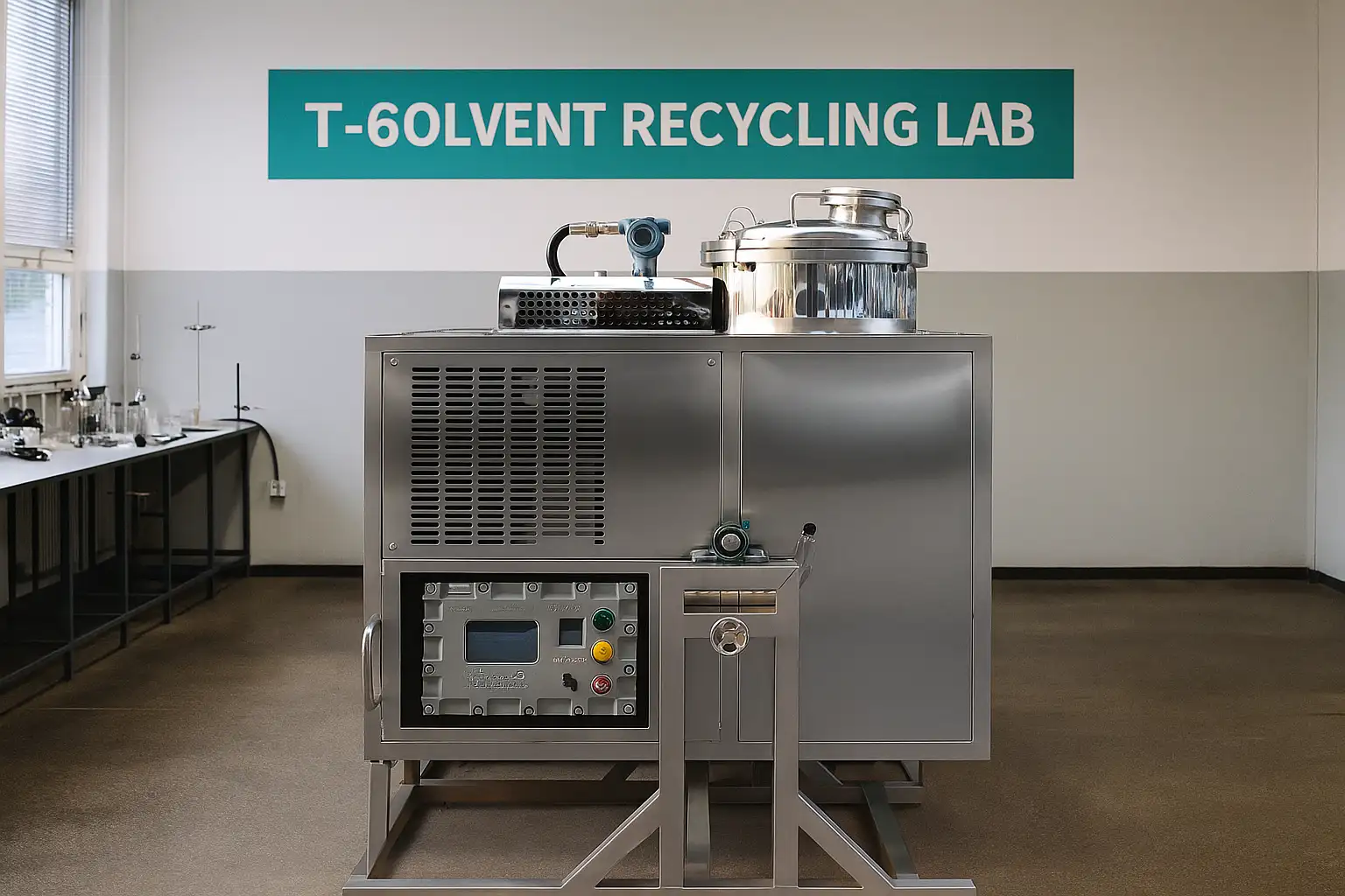 Industrial Solvent Recycling Lab