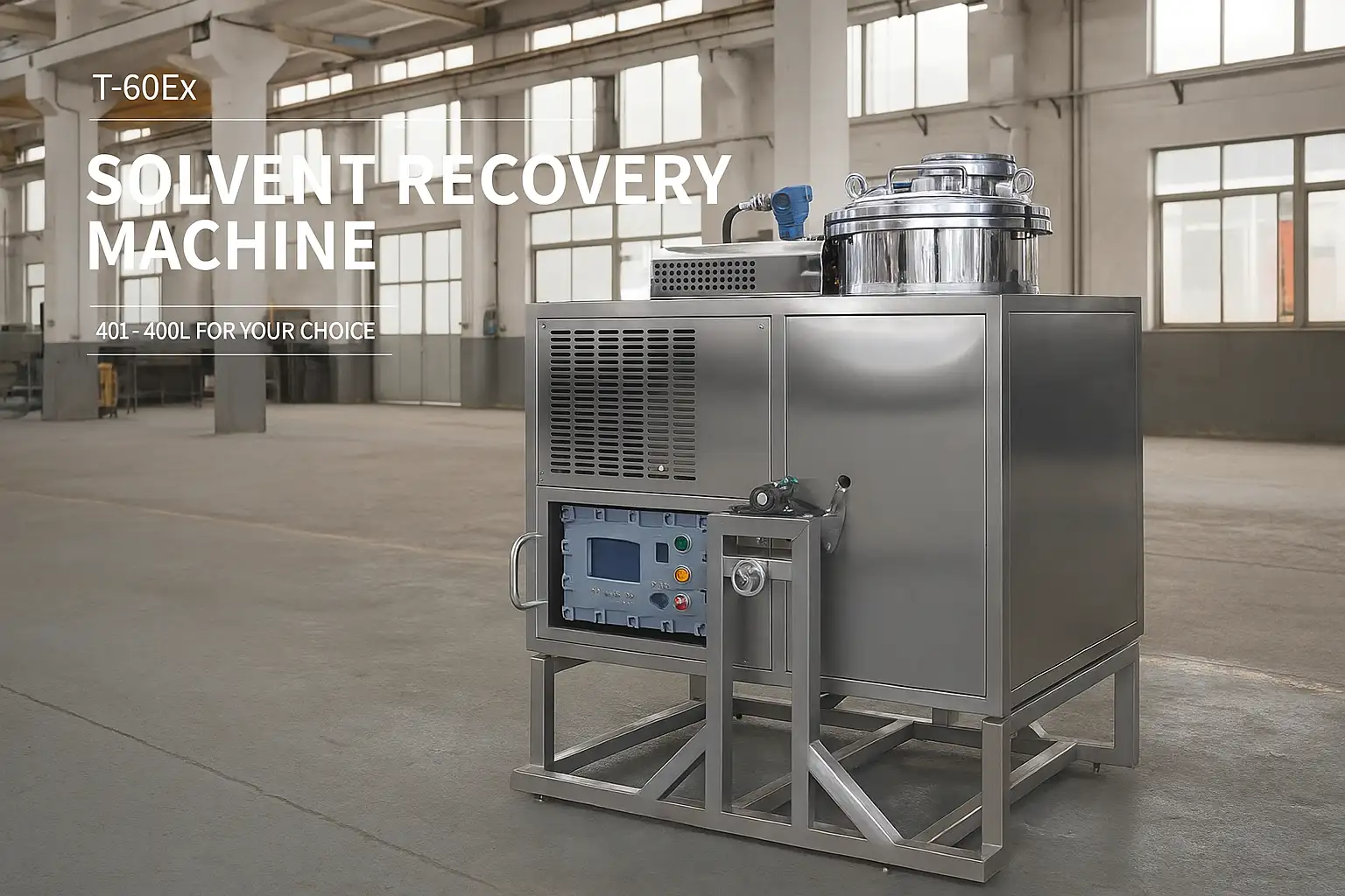 Industrial Solvent Waste Disposal System