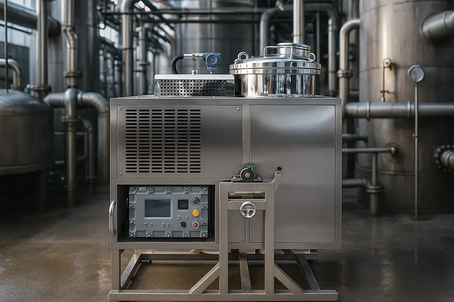 Automated control system for solvent recycling