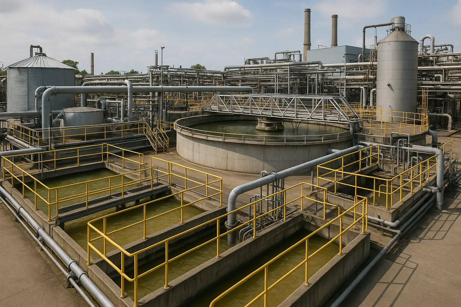 Industrial wastewater treatment plant