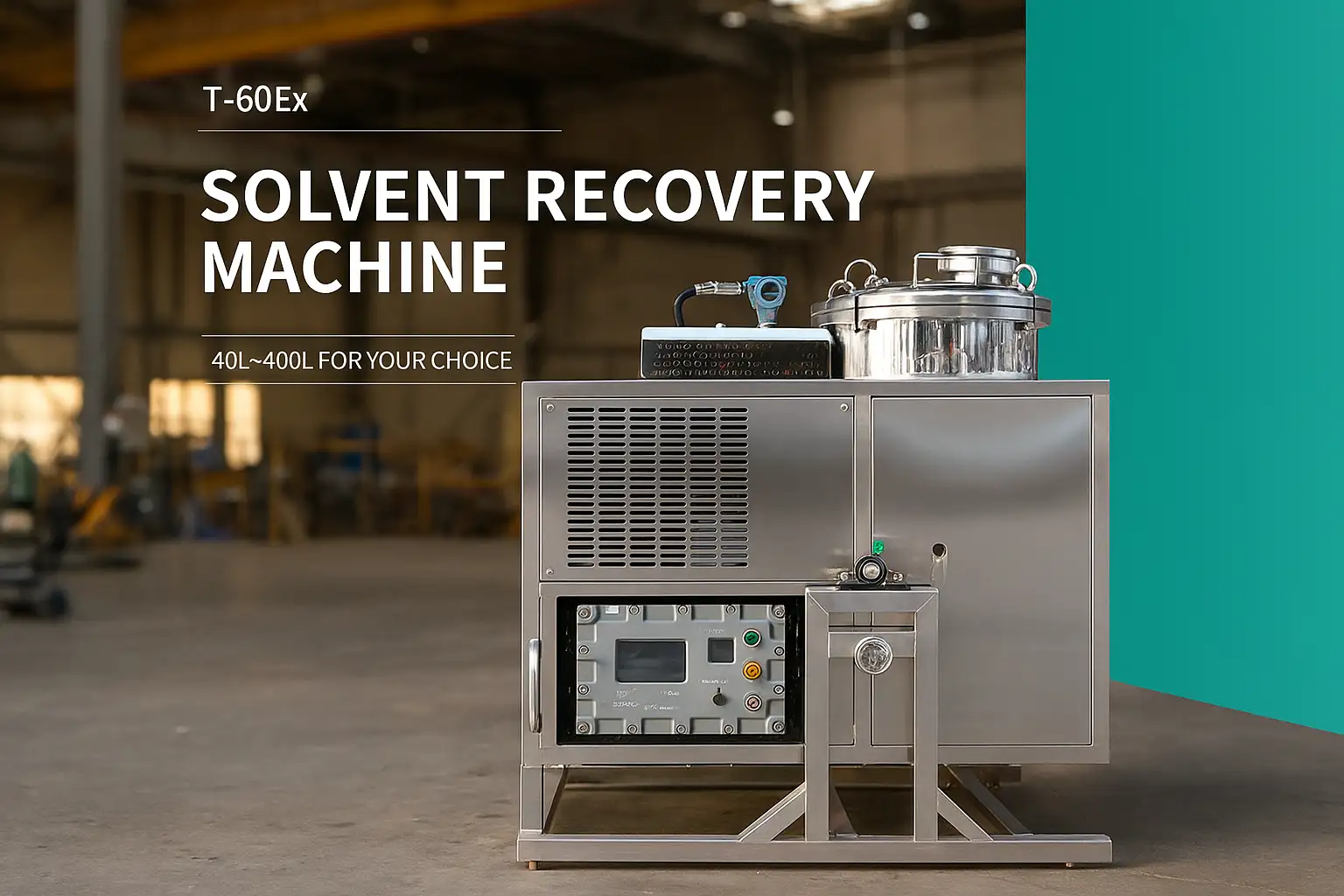 industrial solvent recovery unit
