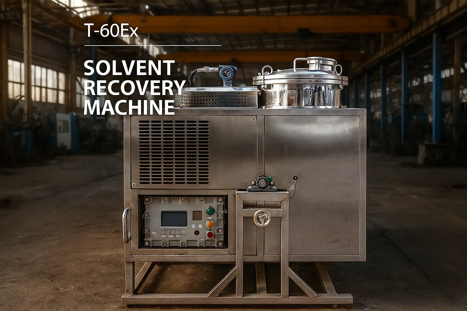 Advanced solvent recycling machine