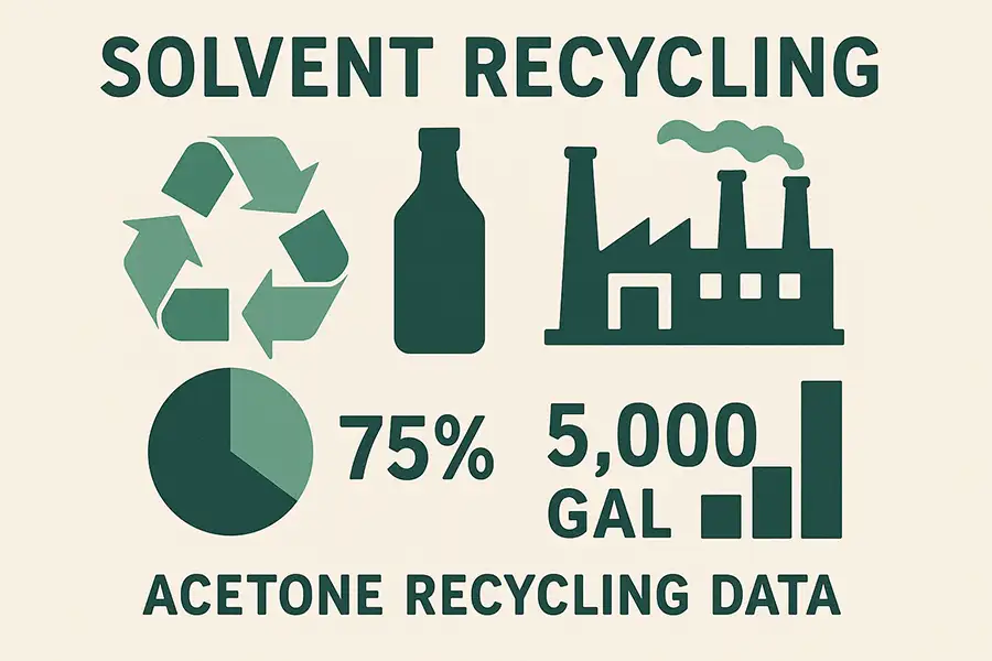 acetone recycling data