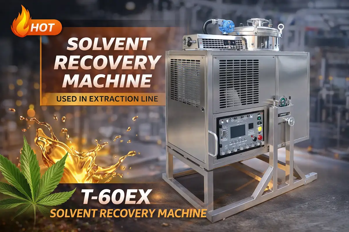 Solvent recovery machine in extraction process Solvent recovery machine in extraction process