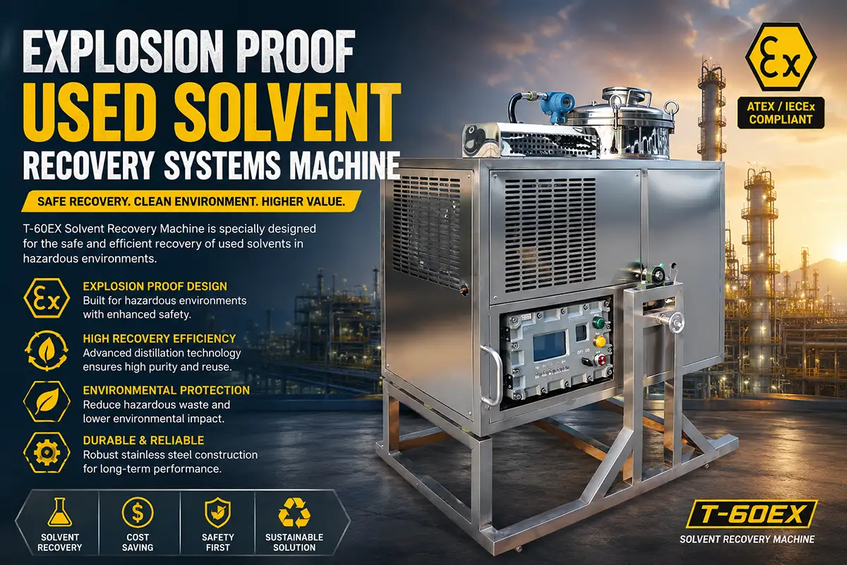 explosion proof used solvent recovery systems machine explosion proof used solvent recovery systems machine