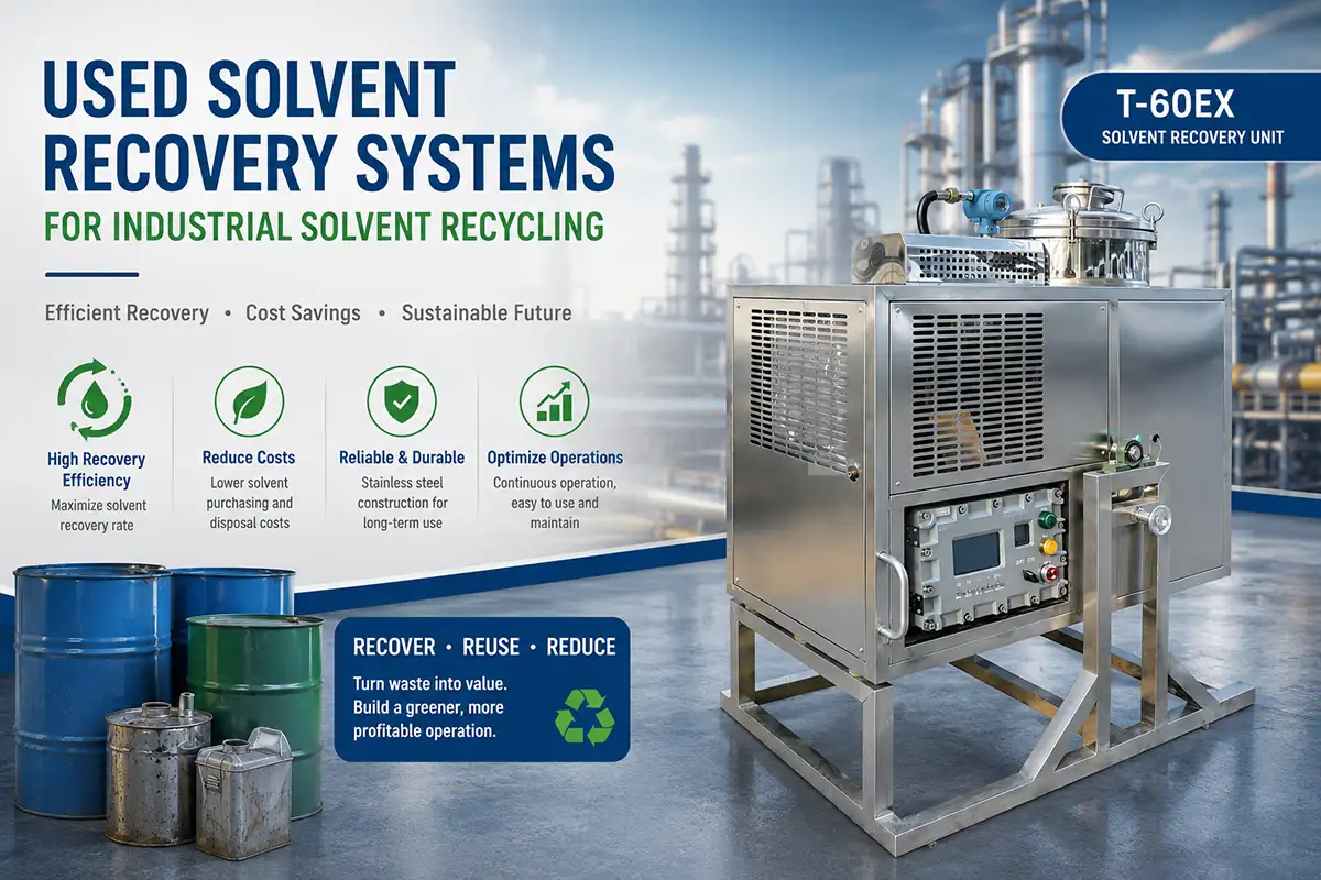 used solvent recovery systems for industrial solvent recycling undefined